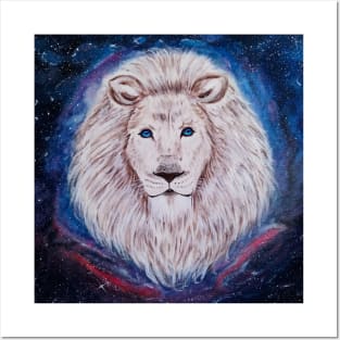 White lion´s universe Posters and Art